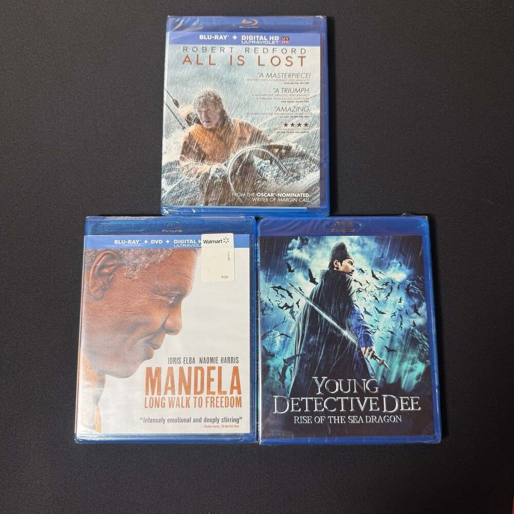 Lot of 3 New Sealed Blu-ray Movies